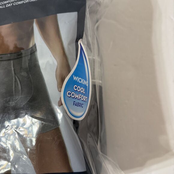 HANES Boxer Briefs Men's M 32-34-4 Pack Assorted Tagless Comfort Flex J349B4 - Picture 5 of 6